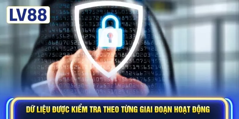 Dữ liệu được kiểm tra theo từng giai đoạn hoạt động