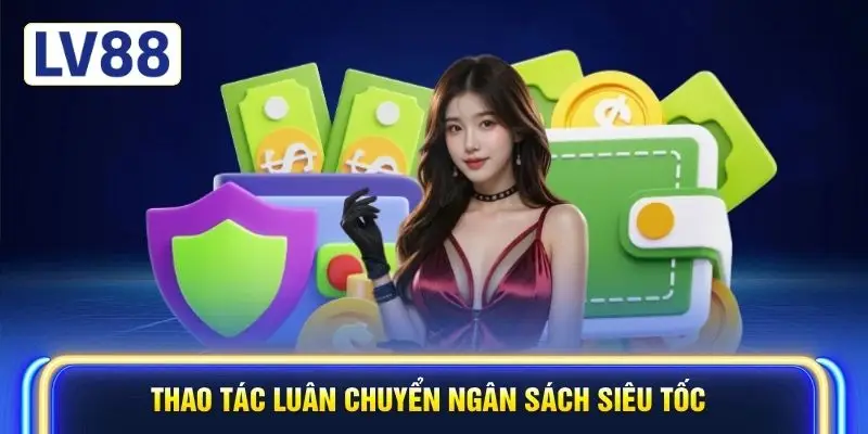 Thao tác luân chuyển ngân sách siêu tốc